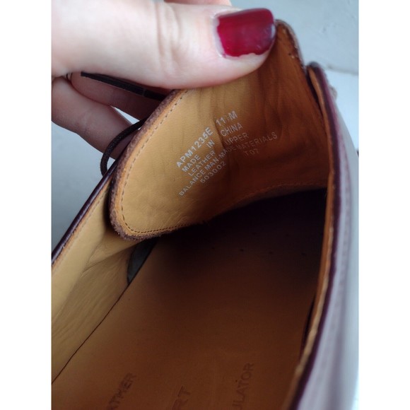 Rockport Brown Leather Kinetic Air Circulator Mens Oxfords 11.5 M - Picture 6 of 10